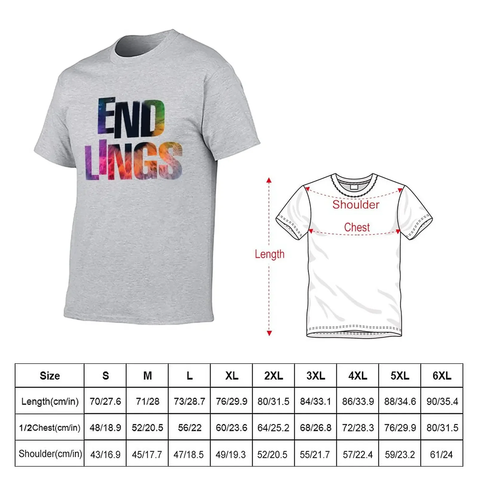 Endlings Parallel Space T-Shirt Short sleeve tee hippie clothes mens graphic t-shirts hip hop