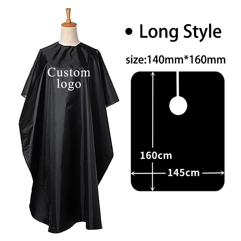 Home Salon Hair Cutting Cape Barber Cape For Men Women Logo Custom 3Pcs Waterproof Hairdressing Cape For Haircut Barber Supplies