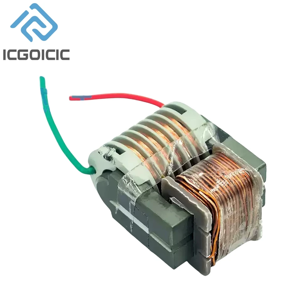 15KV Hoogfrequente DC Hoogspanning Boogontsteking Generator Omvormer Boost Step Up 18650 DIY Kit U Core Transformator Suite 3.7V