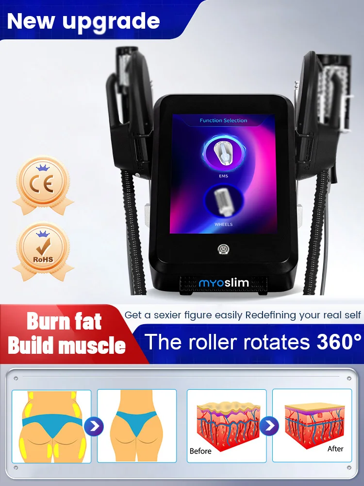 

EMS zero Body Sculpt Machine Neo Rf Inner Ball Roller Cellulite 360 Degree Vacuum Rolling Weight Loss Machine Body Slimming