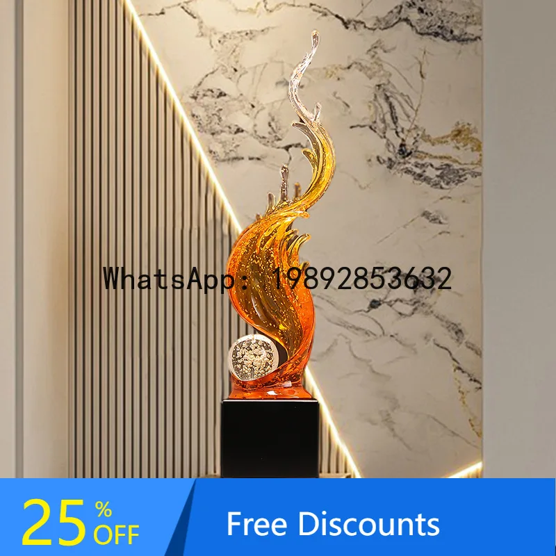 

BF Entryway Prosperity Vertical Ornament Living Room TV Cabinet Office Light Luxury Decoration