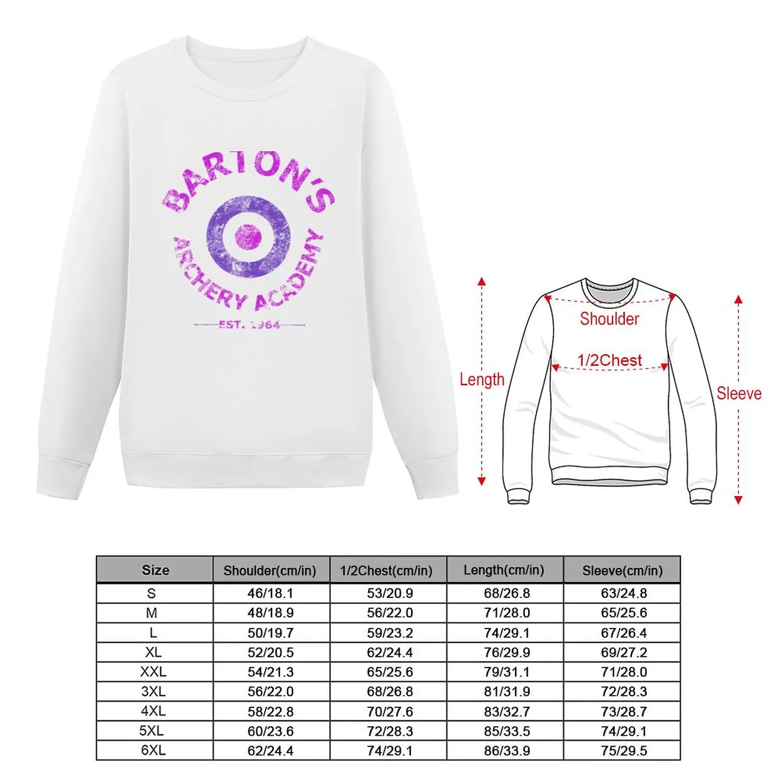 Barton's Archery Academy Sweatshirt tracksuits aesthetic clothing graphic sweatshirts