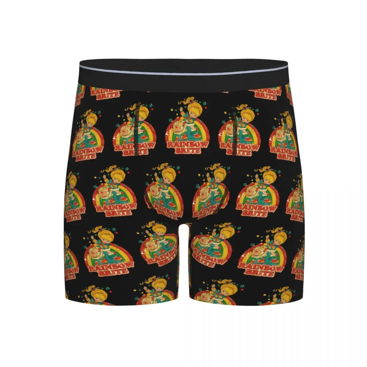 

Long Boxer Underpants Shorts RETRO VINTAGE RAINBOW BRITE Panties Male Soft Underwear for Homme Man Boyfriend Gift
