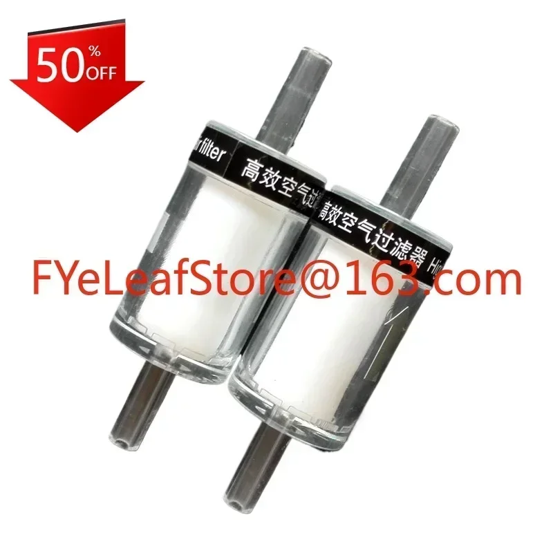 Hot salesCylinder-shaped high-efficiency air filter pore size 1 micron 5 μm 6MM interface