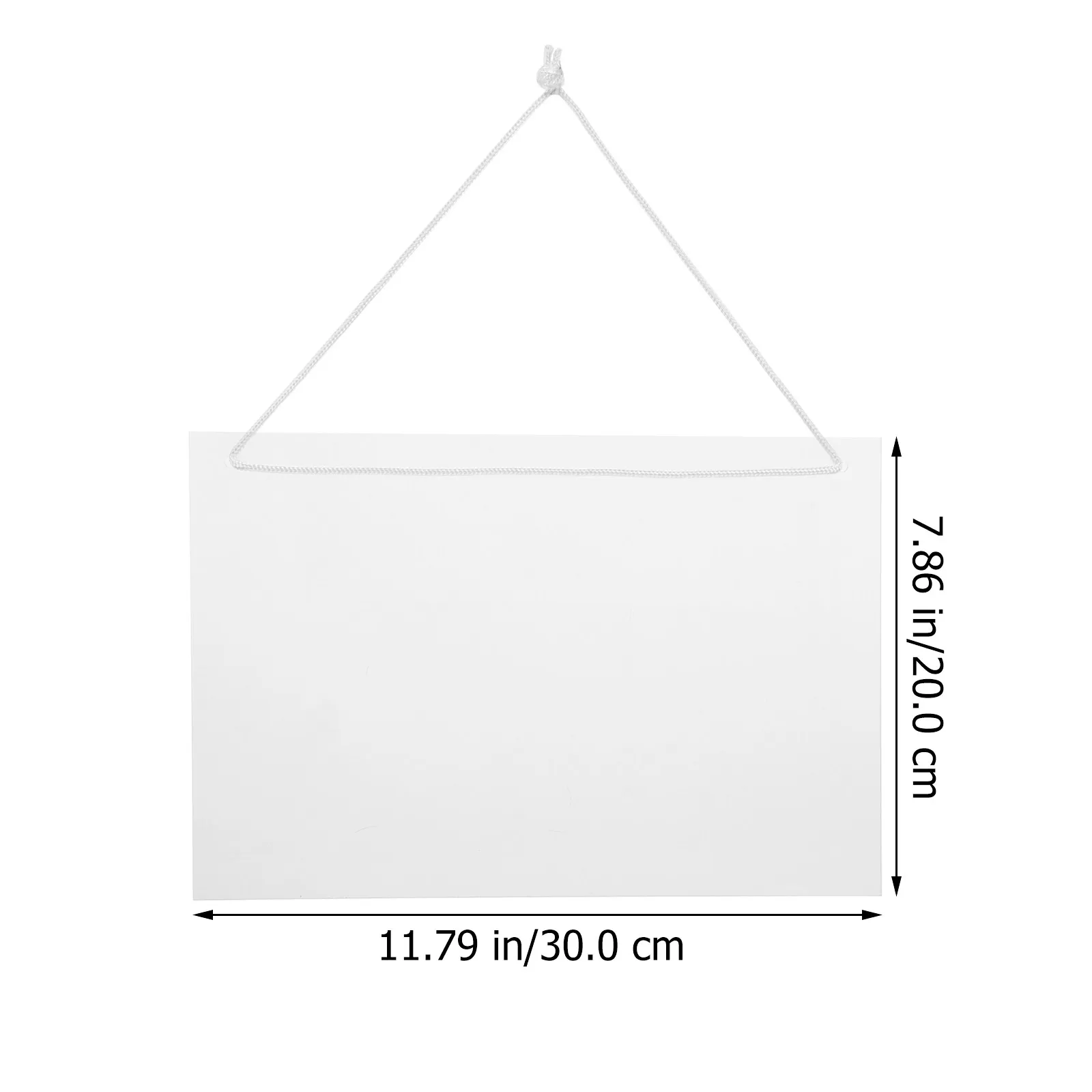 1Set Clear Acrylic Message Board Smooth Erasable Surface Multi Function Writing Board for Office Home Hotel Restaurant Wall Desk