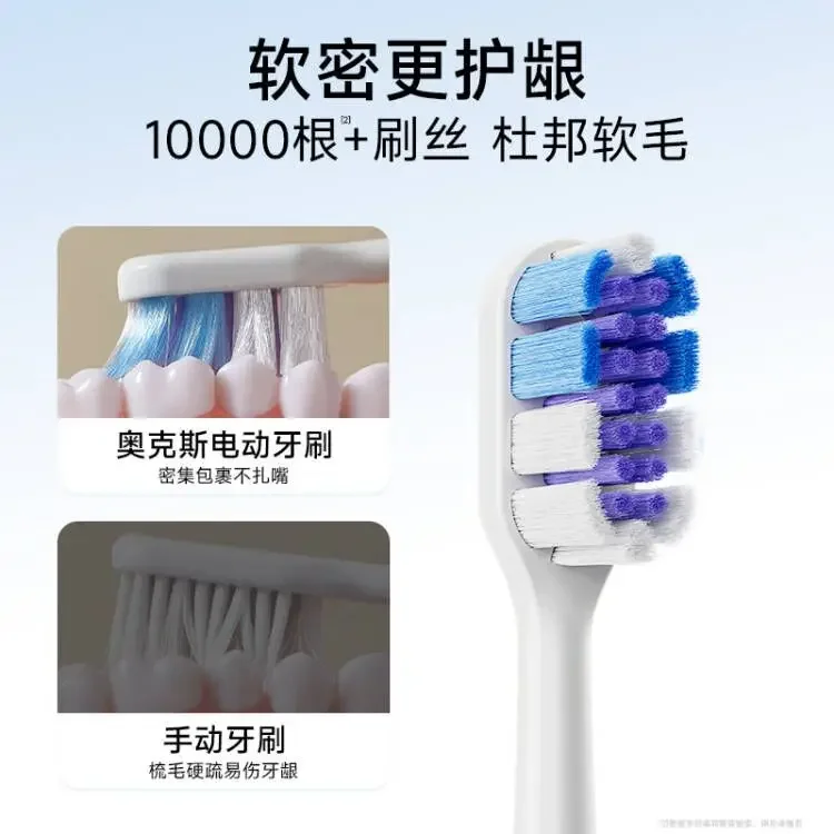 USB/110V/220V Official Electric Toothbrush for Adults - Smart Sonic Couple Kit with Soft Bristles and Automatic Function