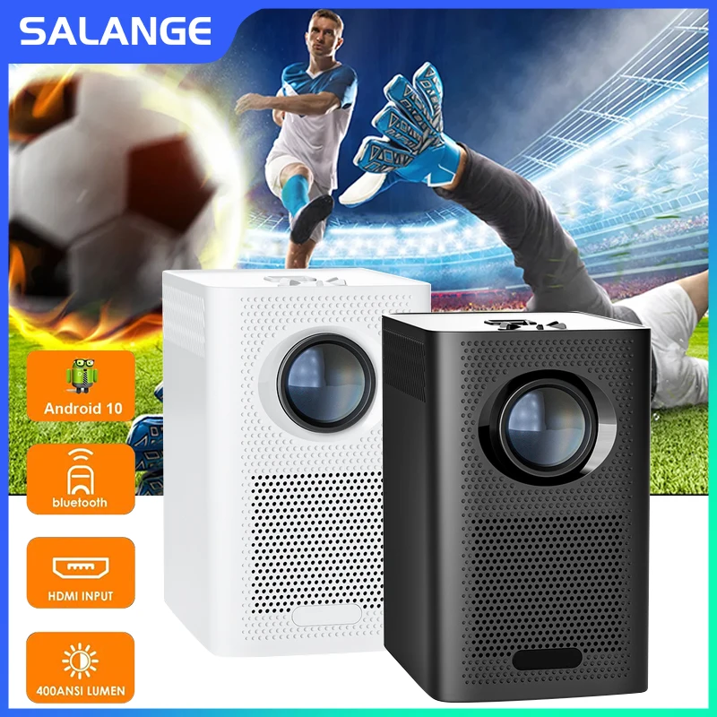 

Salange S30MAX Smart LED Projector 1080P Android 10 400ANSI WIFI Smart TV Home Beamer Theater Cinema Portable Mini Projector