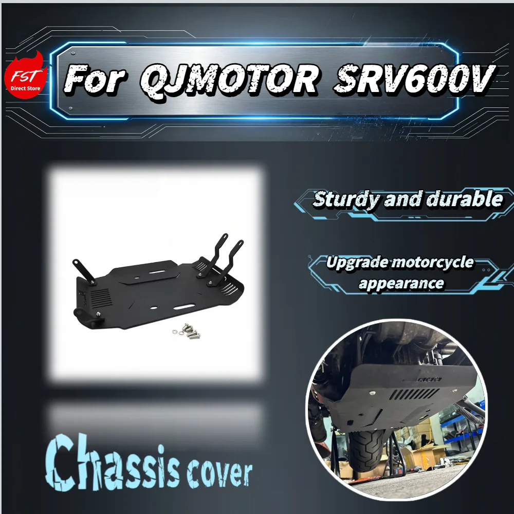 For QJMOTOR SRV600 Engine Protection Cover Chassis Undertray Belly Pan Modified Accessories