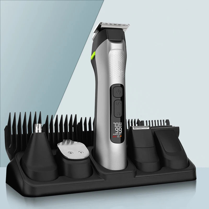 

Youpin 925 Electric Hair Trimmer IPX6 Waterproof Mustache Body Face Grooming Kit 8000rpm 5 in 1 Kit Beard Trimmer for Men