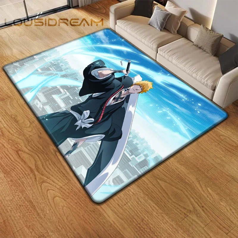 Death Comic cartoon Bleach Carpet Kitchen Mat Entrance Doormat Bedroom Floor Decoration Living Room Bathroom Anti-slip Rug