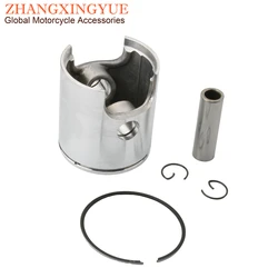 Motorcycle 90cc 49mm Piston Kit For AM4 AM5 AM6 2-Stroke Minarelli Engine