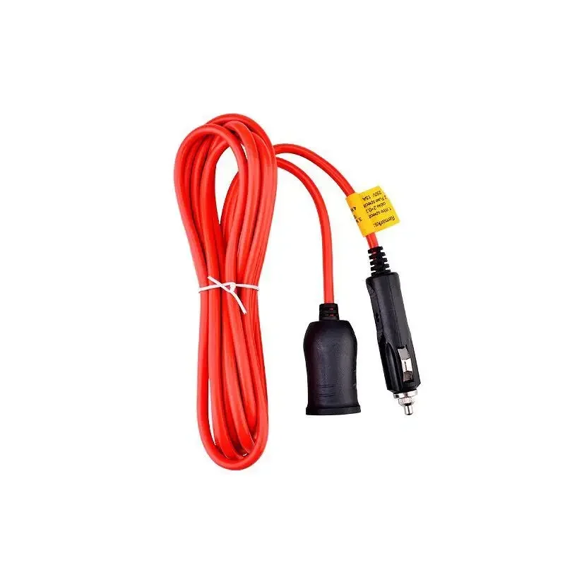 Adaptador para encendedor de cigarrillos de coche, Cable de extensión de enchufe de 12V y 24V, cargador con estilo, enchufe hembra, 3,6 M