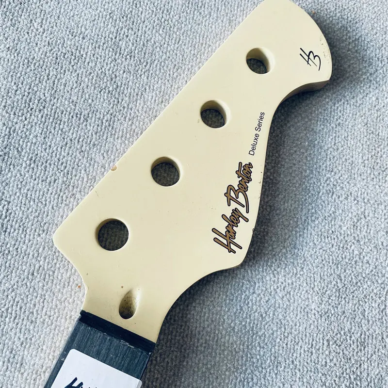 HN203  Standard Scales 20 Frets Jazz Bass Neck Genuine HB Authorised Produced Unfinished Version Bass Neck for Replace DIY