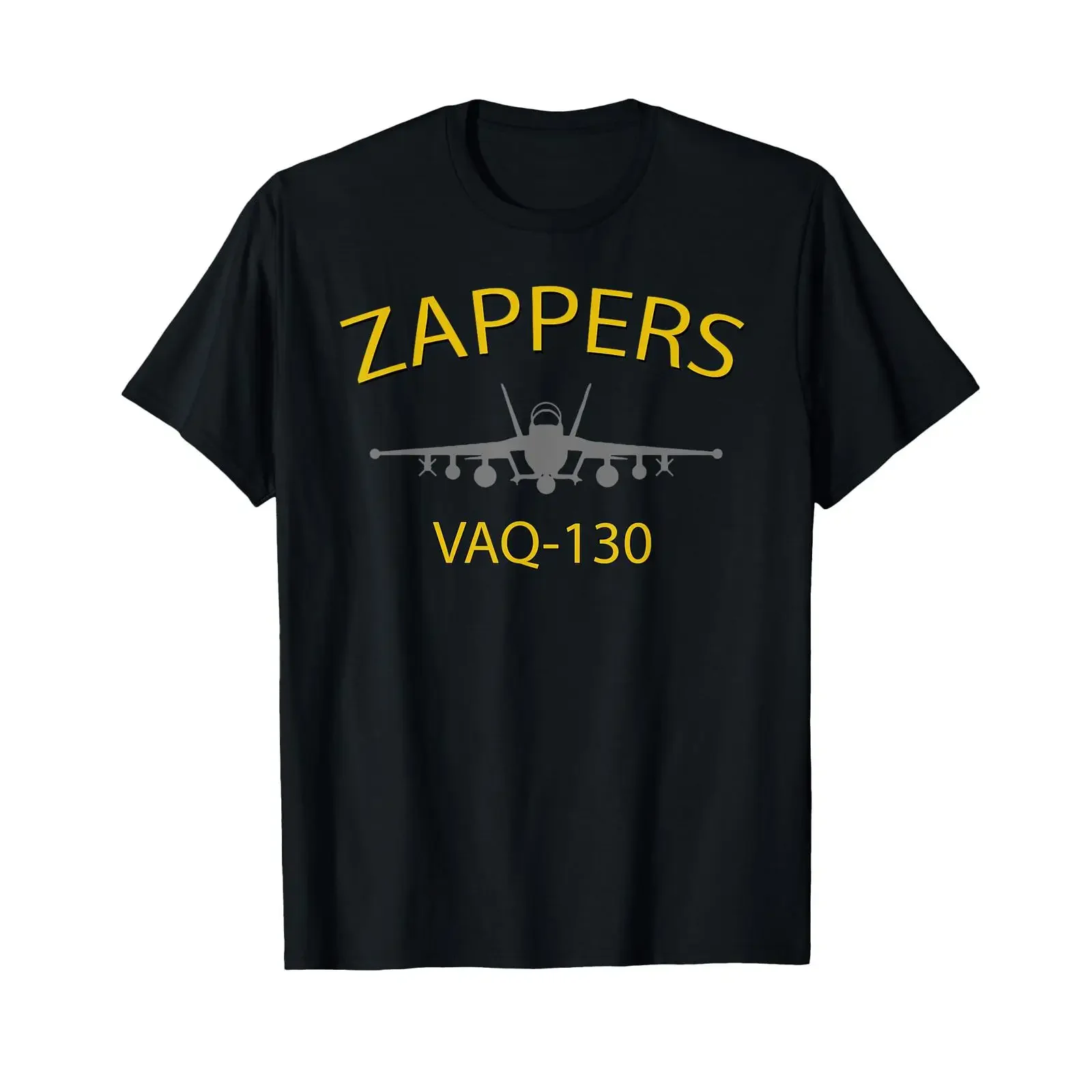 VAQ 130 Zappers Naval Squadron EA 18 F Jet T shirt vintage Washed streetwear Top For Everyday Wear Unisex designer clothes
