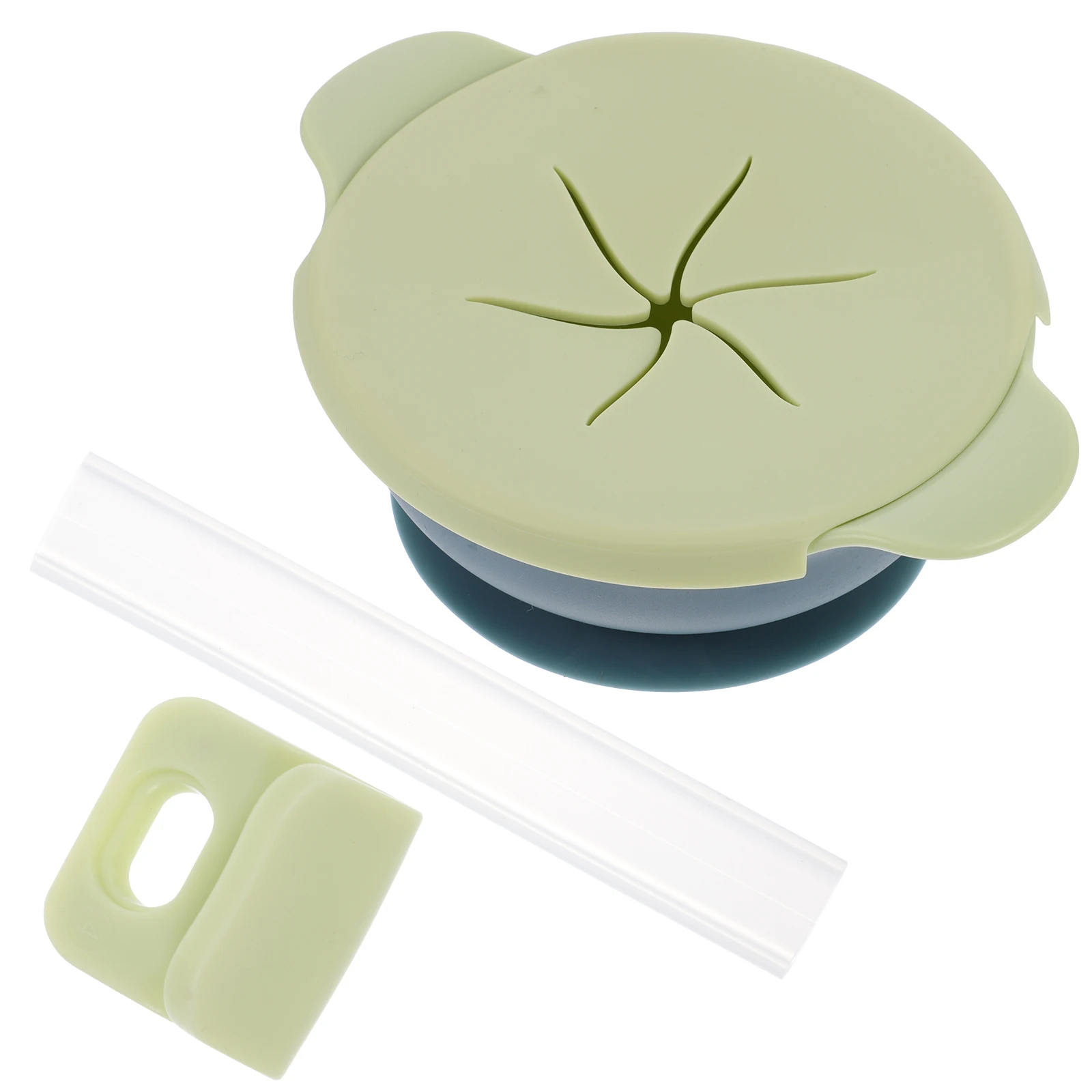 

Baby Weaning Feeding Bowl Durable Polypropylene Non Spill Silicone Cover Petal Grip Infant Eating Training Cup