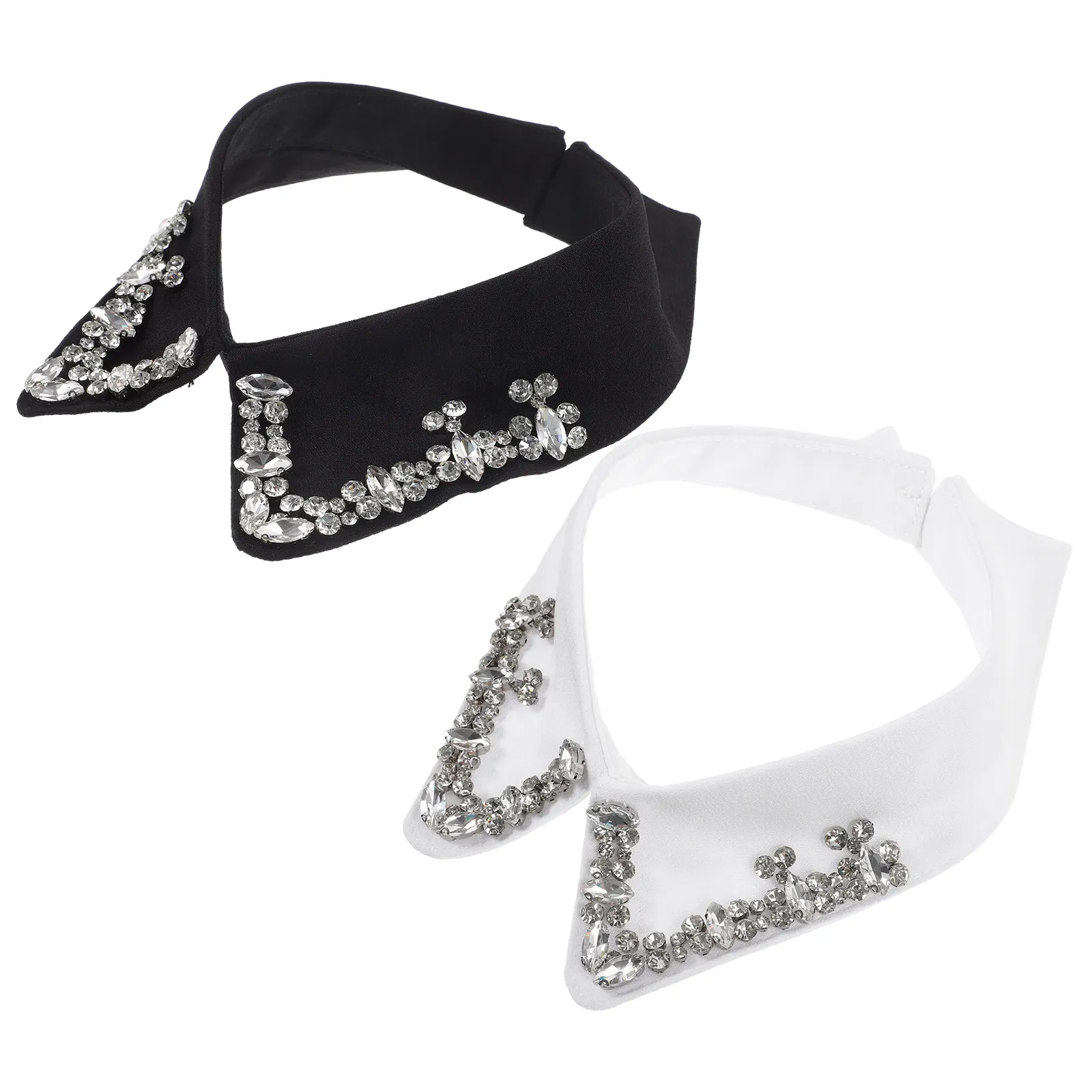 

2 Pcs Collars for Women Decorative False Shirts Insert Detachable Fake Attachment