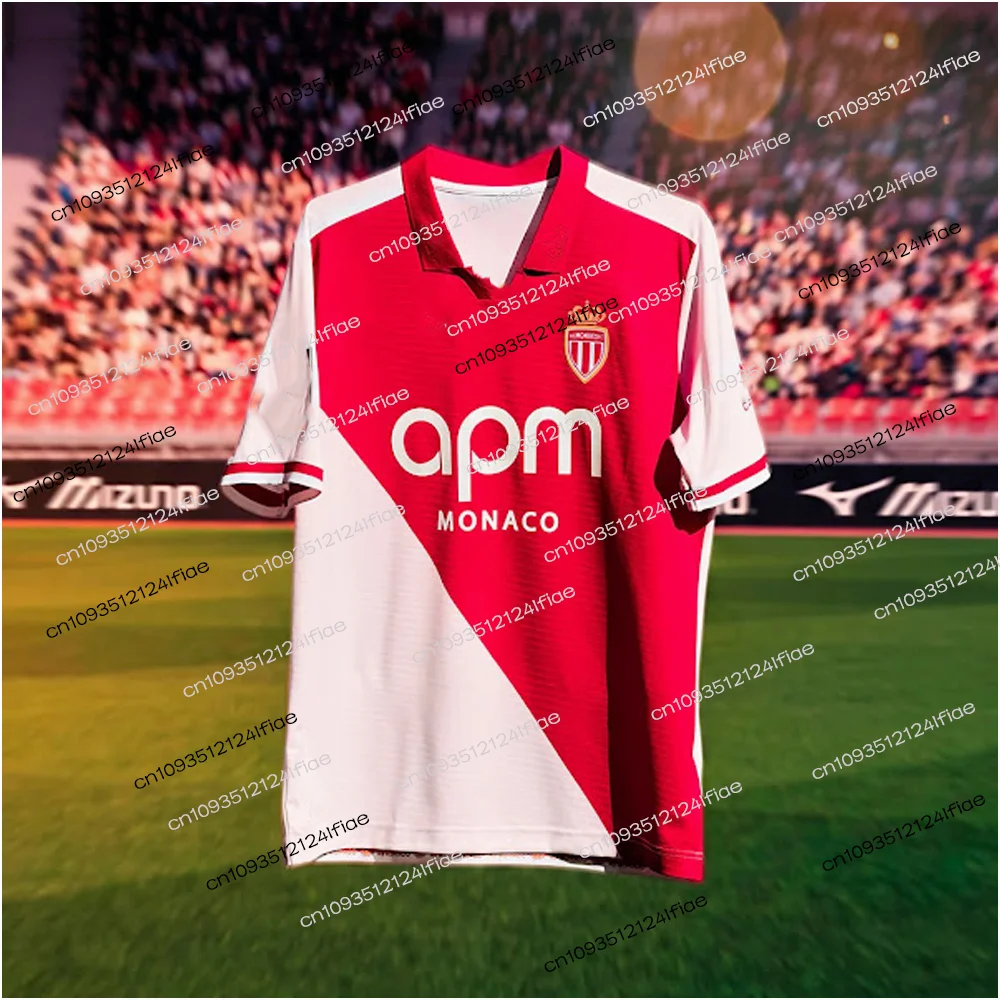2026 New Arrival Men's Soccer Jersey Monaco Sports Quick-Drying T-Shirt, Casual Wear, Suitable for Outdoor Soccer