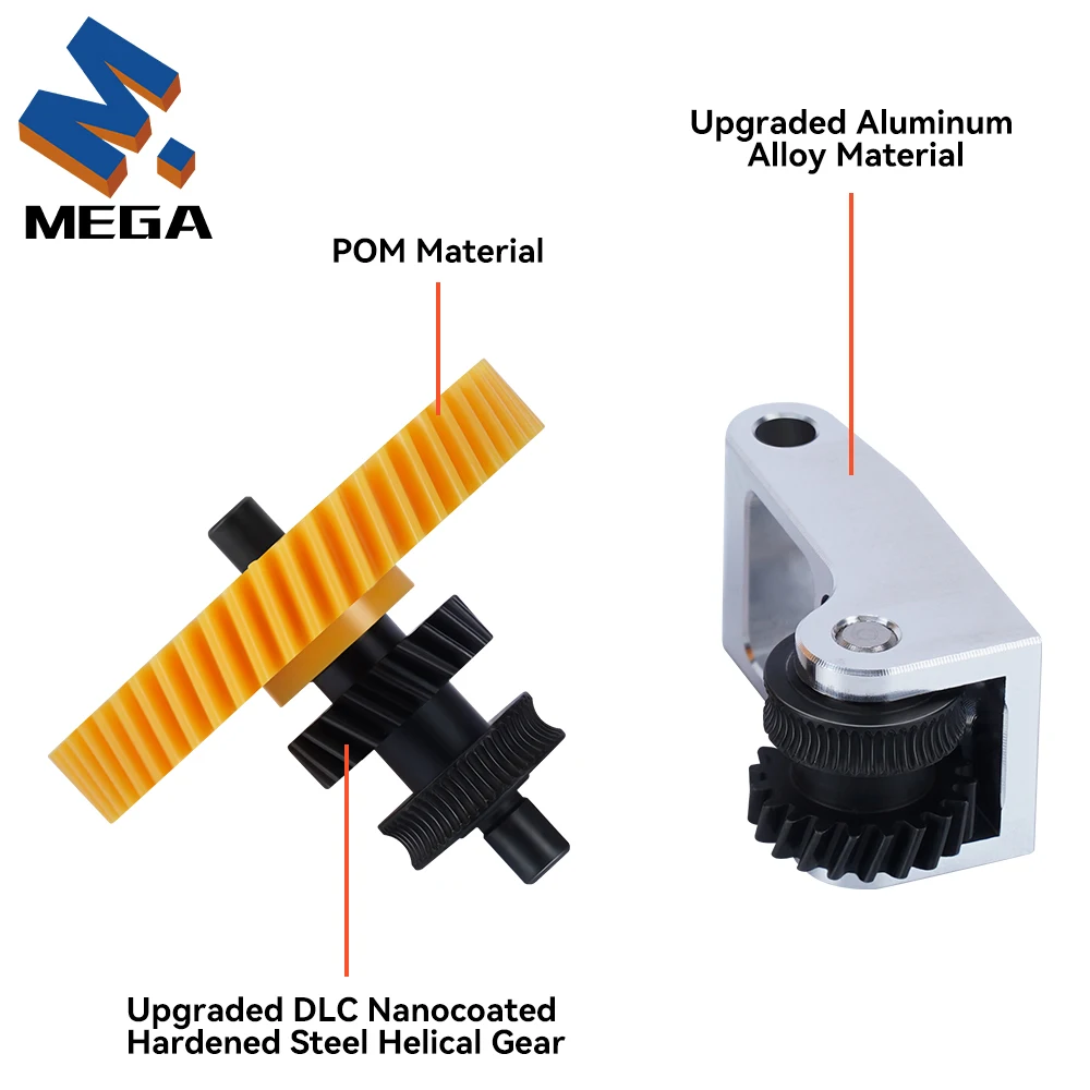 

Upgrade Extruder Gear For Bambu Lab P1P X1 Extruder Hardened Steel Assembly For Bambulab P1S P1P X1 X1C 3D Printer Accessories