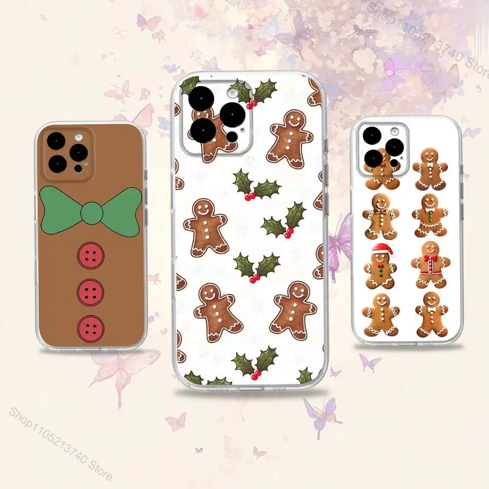 

Art C-Christmas G-gingerbreadS Phone Case For iPhone 11,15,16,14,13,17,12,Pro,SE4,Plus,E,Max,Air,Mini allover print Clear Soft