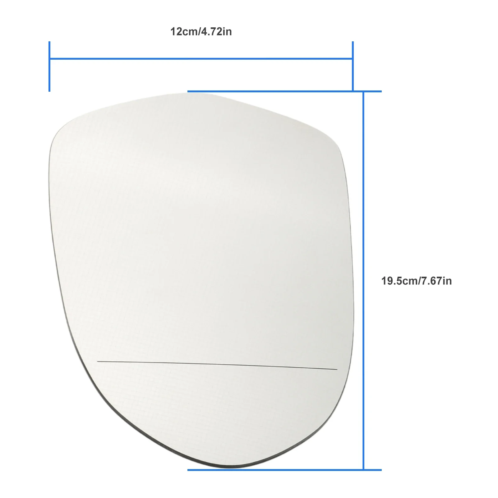 4G0857536 Left / Right Side Exterior Door Wing Asph Heated Mirror Glass For Audi A6 C7 2012 2013 2014 2015 2016 4G0857536B