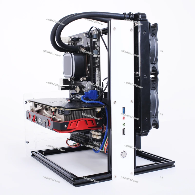 

Water-cooling Aluminum Test Bench for Computer Open Frame Air Case HTPC PC Games GPU DIY Kits