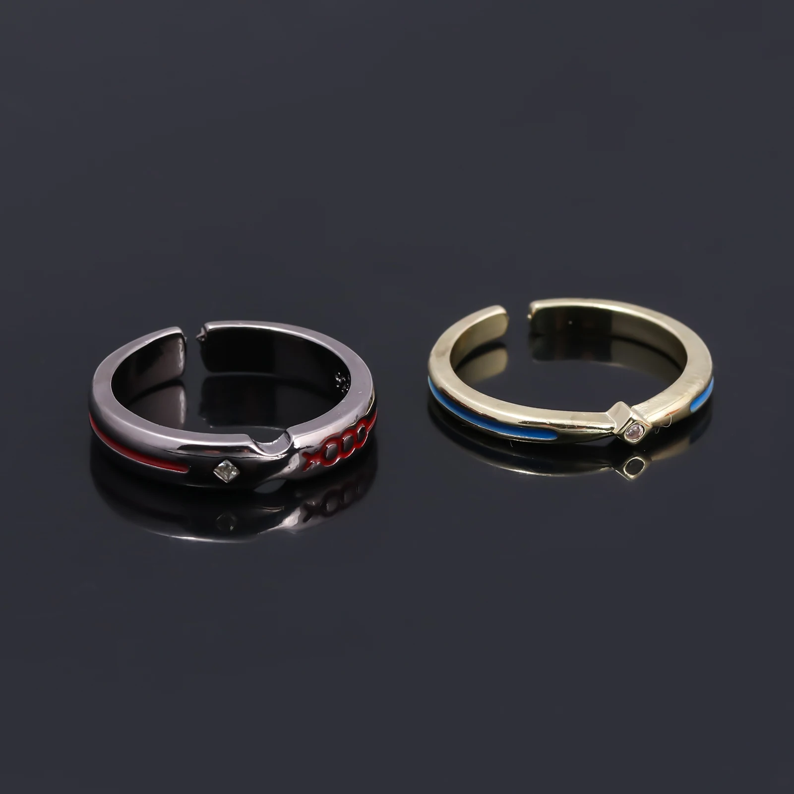 Game Fate Stay Night Saber Cosplay Ring Black Saber Altria Pendragon Metal Adjustable Rings For Women Men Jewelry Gift