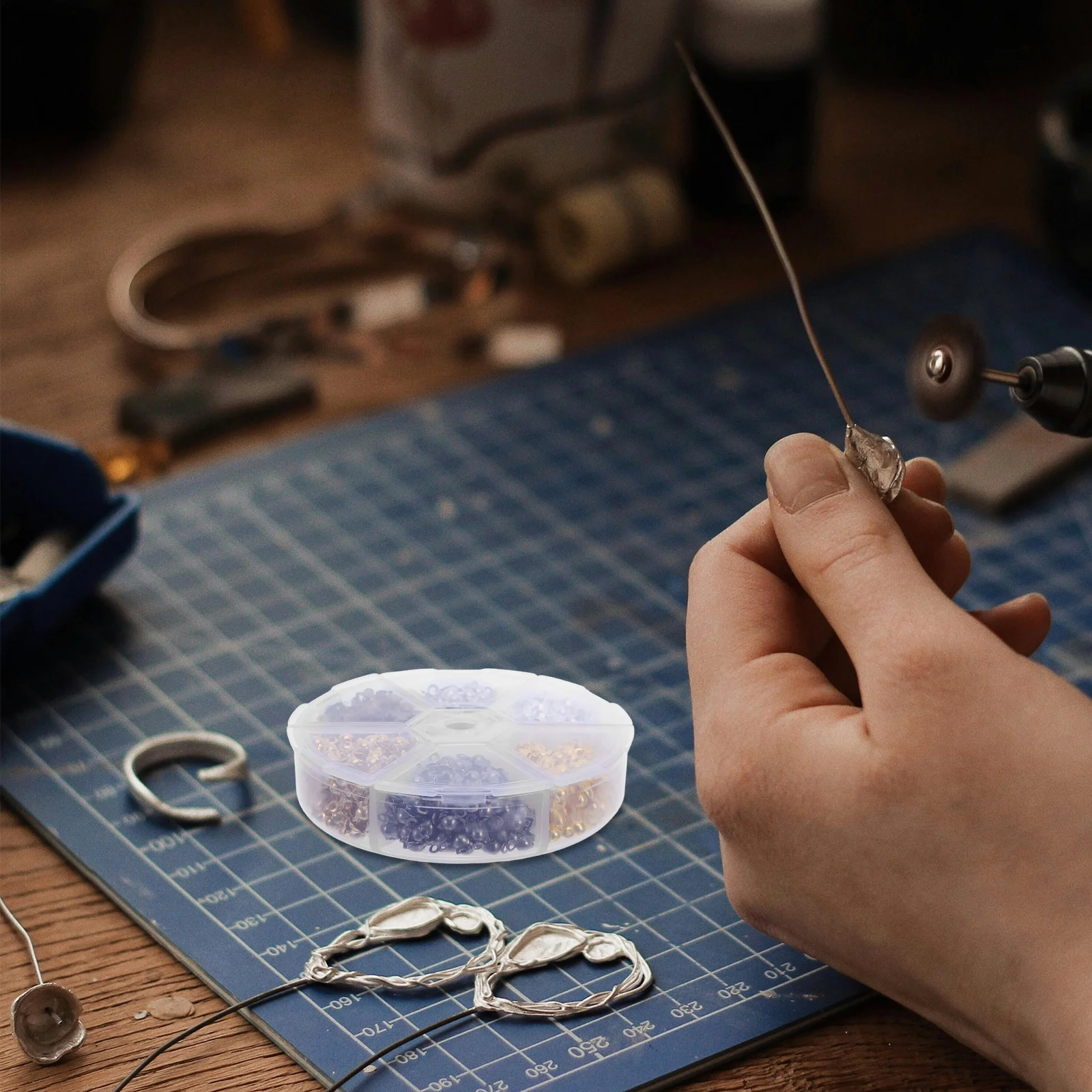 600 قطعة مشبك نهاية القلادة لصنع المجوهرات حبة معدنية تلميح عقدة يغطي أضعاف أكثر من المشبك المناسب تجعيد الخرز موصل-تقوم بها بنفسك