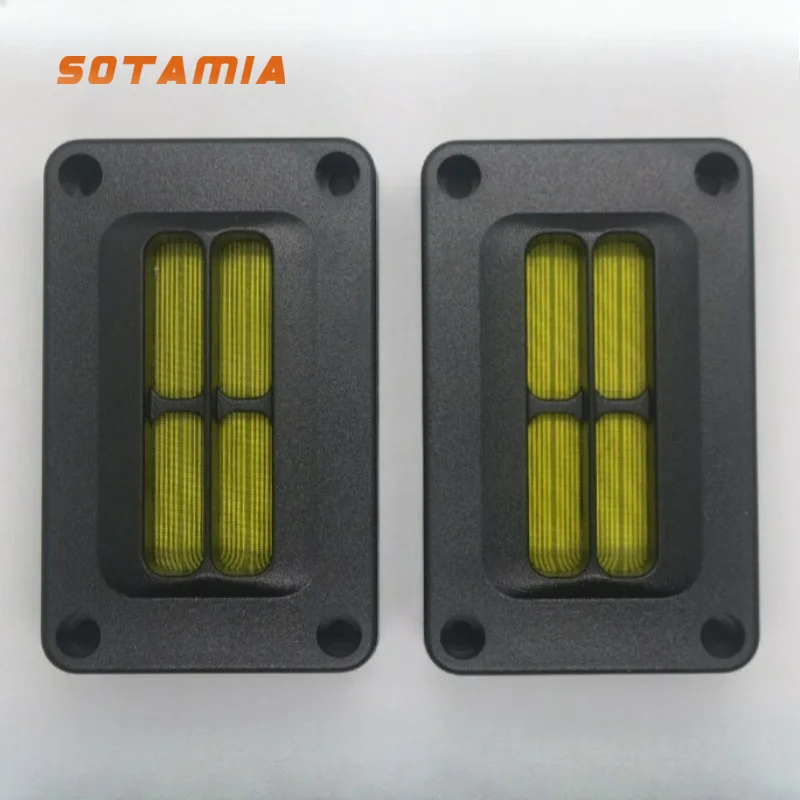 

SOTAMIA 2pcs 79mm*50mm Fever Tweeter Audio Speaker 8 Ohm 10-30W Home Bookshelf Speaker Car Music Audio for Philip