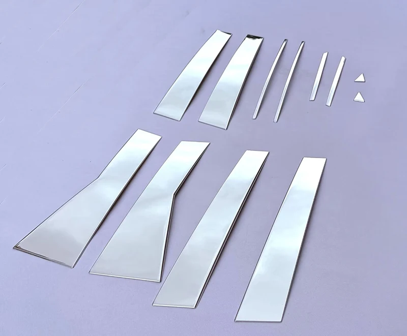 

Stainless Steel Window Pillar Post Cover Trim for Subaru Forester 2025 2026 Car Accessories