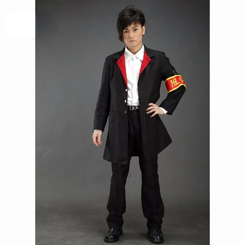 Anime Katekyo Hitman Reborn Hibari Kyoya 2nd Cosplay Costumes