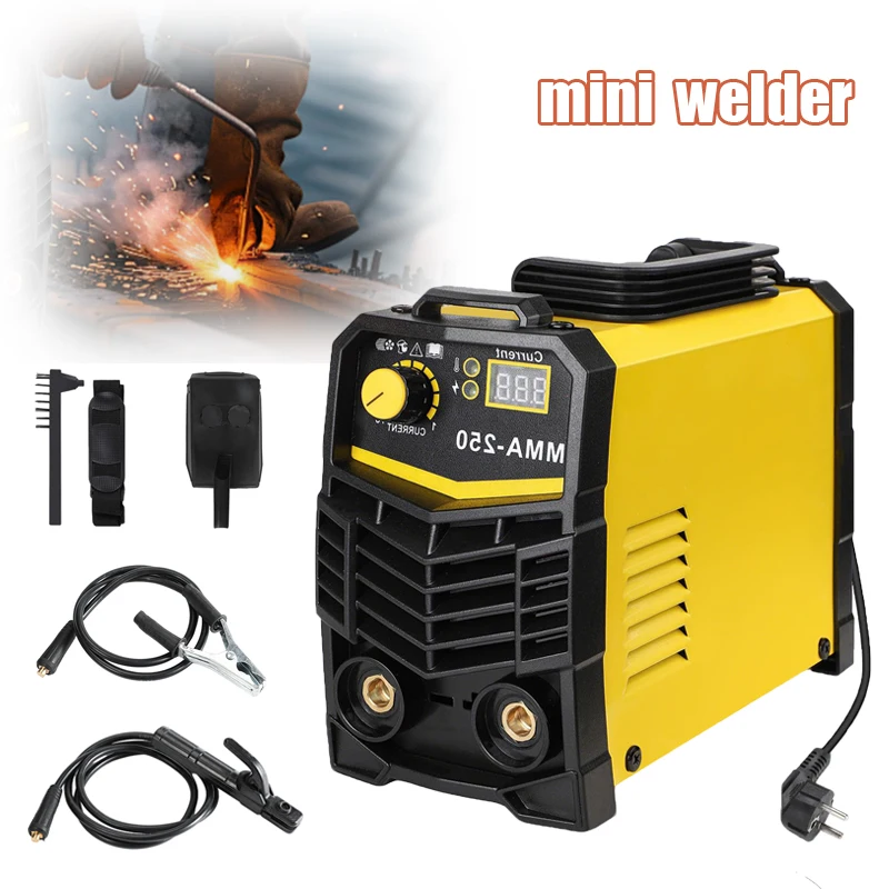 Seeiswork 220V ARC 225A Saldatrice Tutto In Rame Trasformatore Bivoltage Pass Trasformatore Inverter DC 3500W MMA Saldatore Attrezzature-image