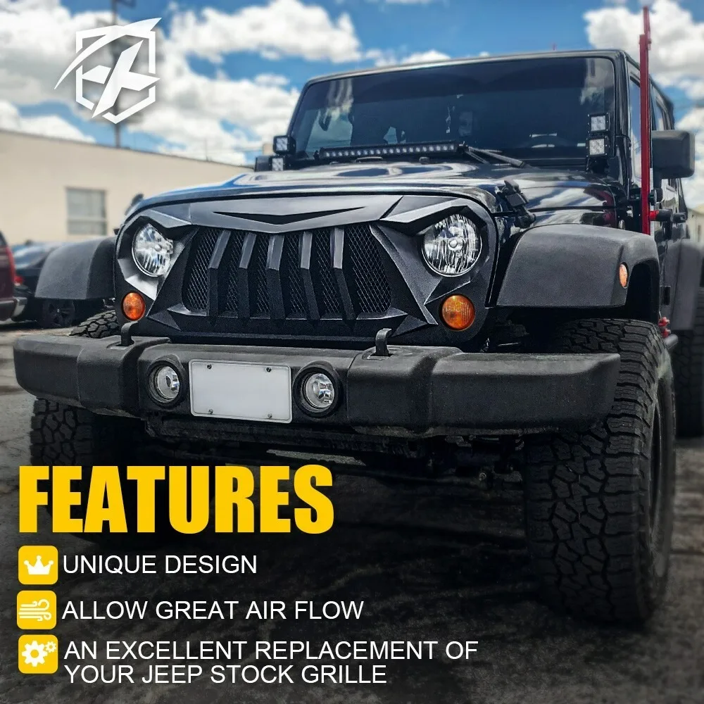 Jeep Wrangler Front Grille 4