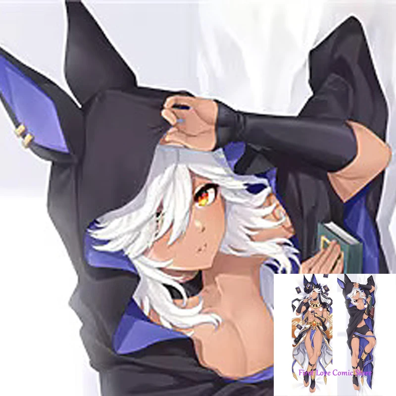

Dakimakura Anime Genshin Cyno Handsome Man Temperament Girl Fairy Double-sided Print Life-size Body Pillow Cover
