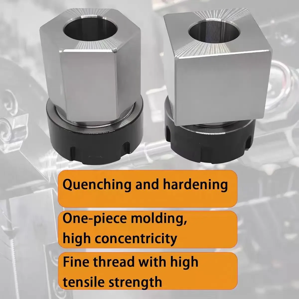 YS ER/25/32/40UM Hexagonal Sleeve/square Sleeve 5C Fixture Hexagonal Milling Machine Sleeve Conversion Connecting Rod