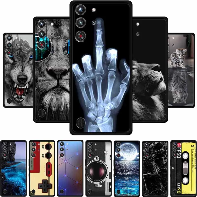 

Для ZTE nubia Red Magic 10 Pro Чехол Magic 10 Pro Coque Силиконовый мягкий чехол на заднюю панель для ZTE Nubia REDMAGIC 10 Pro Чехол для телефона Сумка