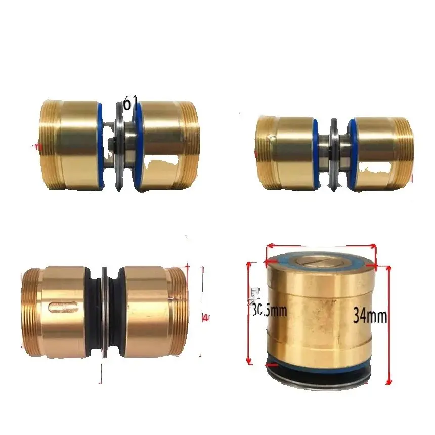Wire EDM Accessories - Copper Sleeve Guide Wheel Assembly & Wire Arranging Wheel (Outer Diameter: 26/28/30/32/36/40/42/45)
