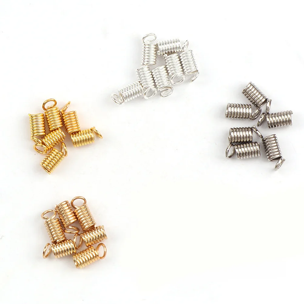 

5Packs Spring Buckle Jewelry Connectors DIY Necklace Clasp Craft Accessories Durable Dark Silver 5x10mm Slide Lock