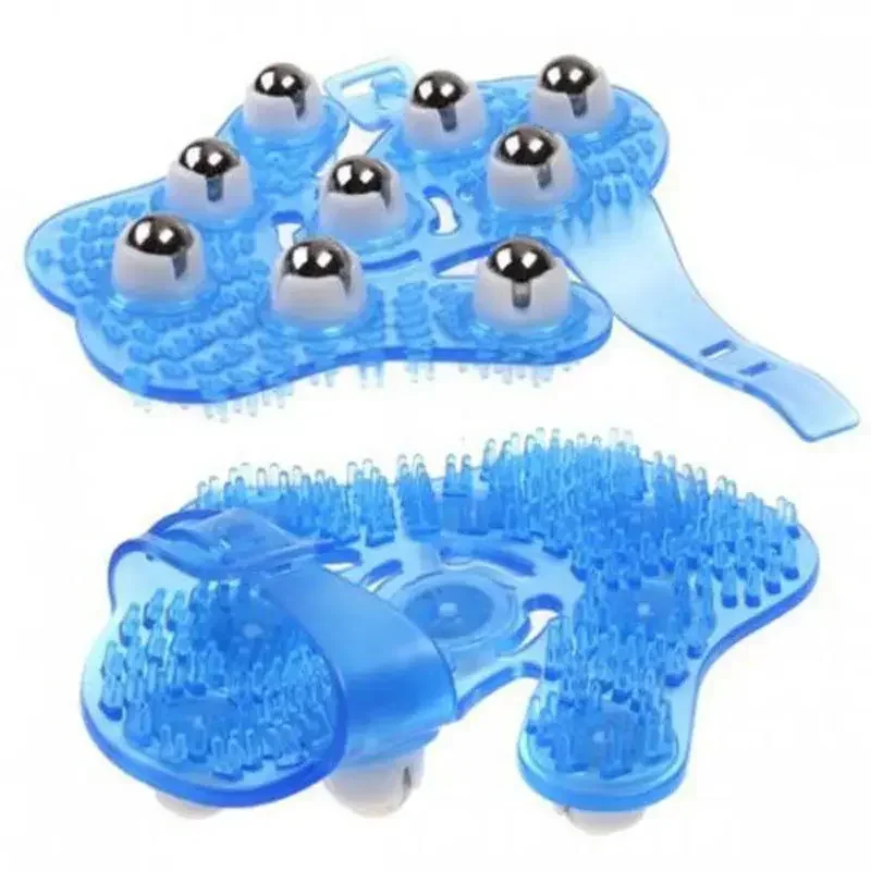 Palm Massager 360 Degree Ball Metal Rolling Massage Body Hand Massager Beauty Massager Gloves, Body Massage Gloves