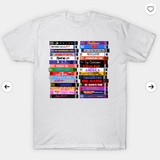 레트로 80년대 영화 스택스 티셔츠 재미 있은 여성 티셔츠 반팔 그래픽 여성 의류 streetwear 탑 티셔츠