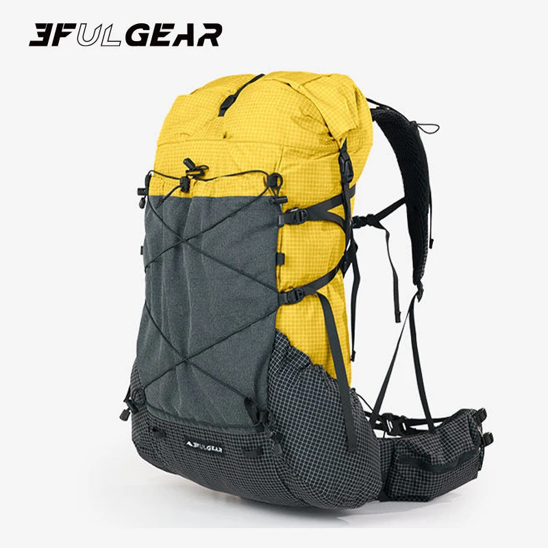 

Рюкзак 3F UL GEAR Yue 45+10L ULTRA для активного отдыха, походов, альпинизма, кемпинга, путешествий, легкий, с высокой нагрузочной способностью, из нейлона Dyneema