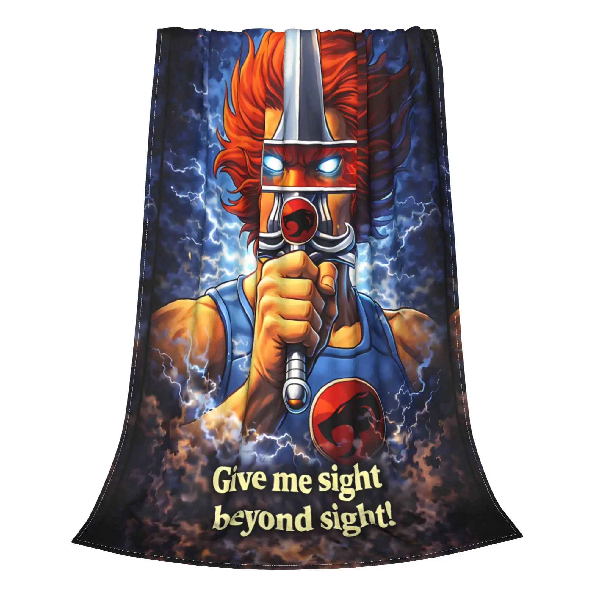 1PC Give Me Sight Beyond Sight ThunderCats Home Room Decorations Winter Blankets For Adults Bedding Home Interior Sofa Knee