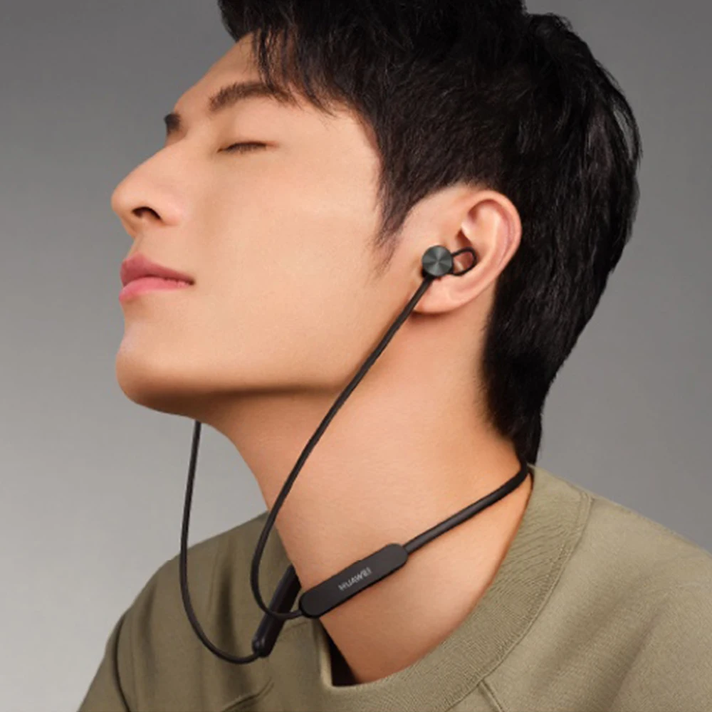 Huawei-Écouteurs intra-auriculaires sans fil Bluetooth Freelace Lite, écouteurs de sport originaux, réduction du bruit, casque de sauna