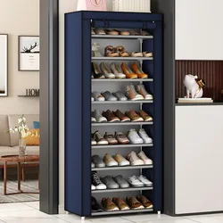 Shoe Rack Simple Wrought Iron Multi-Layer Household Assembly Storage Dormitory Economical Shoe Rack Cloth Shoe Cabinet