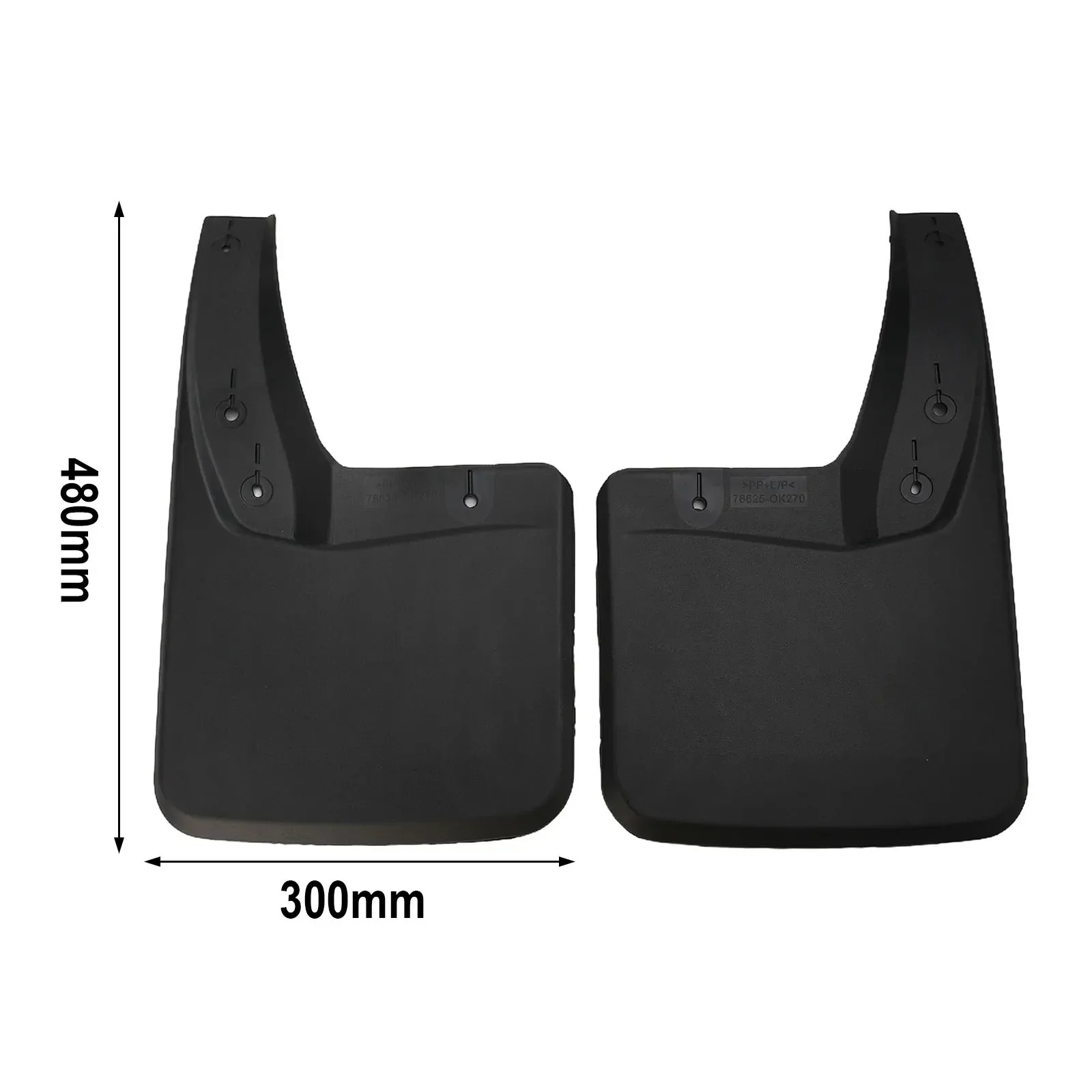 

4pcs/set Car Mudflaps Mudguards Left + Right (Front + Rear) Black ABS For Toyota For Hilux For Revo 2016-2017 Motorcycle Frame