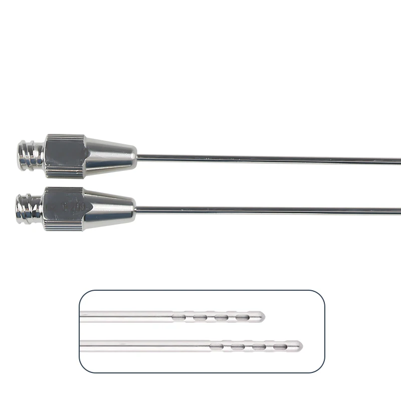 

Autoclavable Porous Liposuction Cannula Fat Harvesting Needle Stainless Liposuction Tools