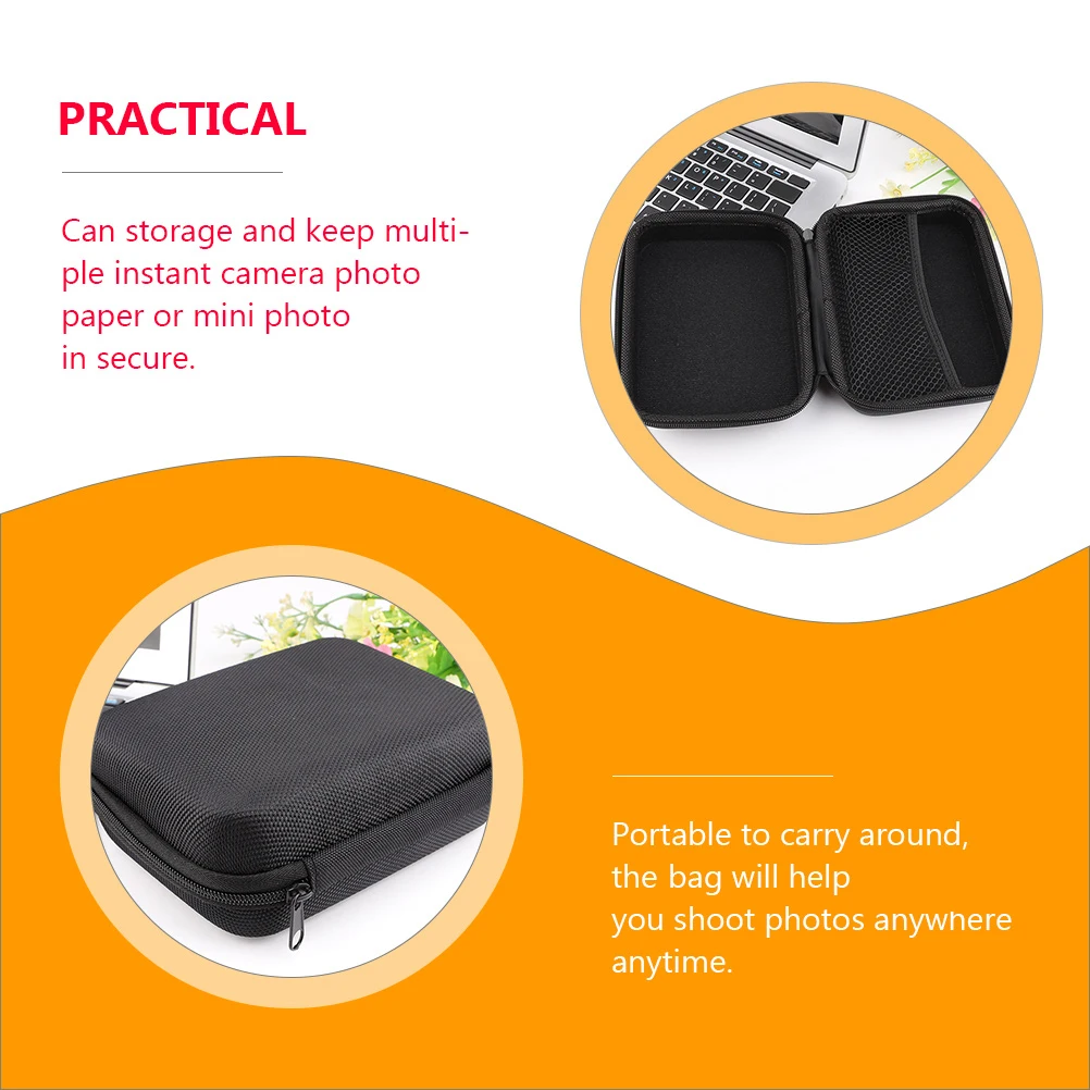 

EVA Storage Bag Cable ganizer Waterproof Travel Gadget Pouch Cord Management Holder Portable Photo Paper Printer Case