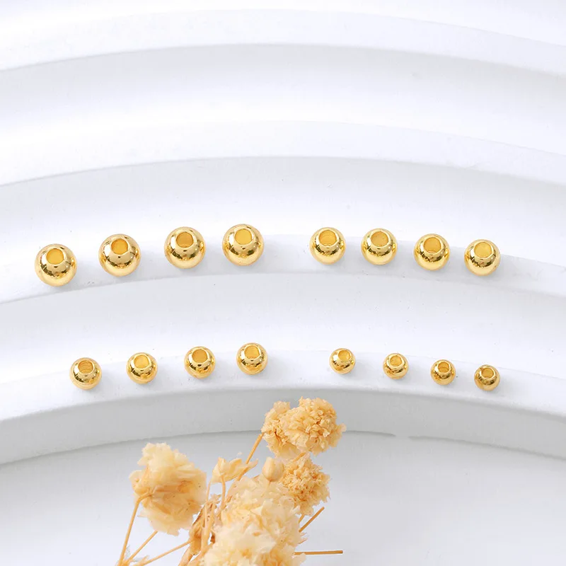 ลูกปัดเงินแท้ 925 ขนาด 2 มม. - 8 มม. สำหรับทำเครื่องประดับ ลูกปัดเว้นวรรคสำหรับสร้อยข้อมือ สร้อยคอ ต่างหู และงานประดิษฐ์เครื่องประดับ