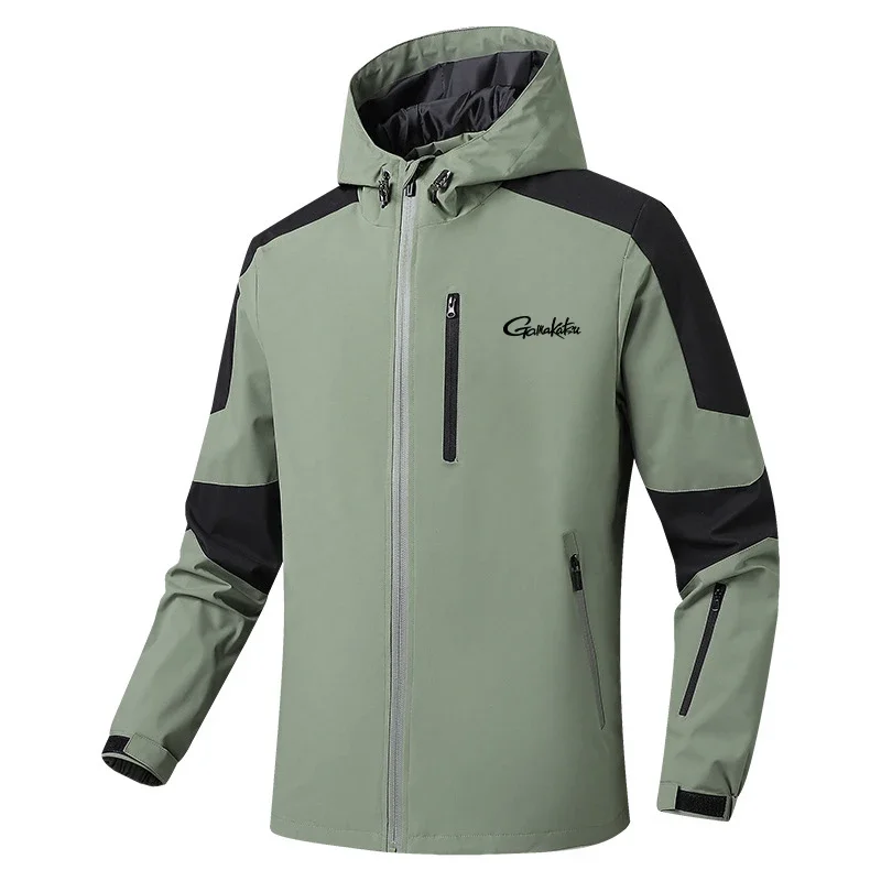 

Gamakatsu Men's Waterproof Hiking Jackets Breathable Windproof Windbreaker Unisex Camping Hunting Running Trekking Fishing Jacke