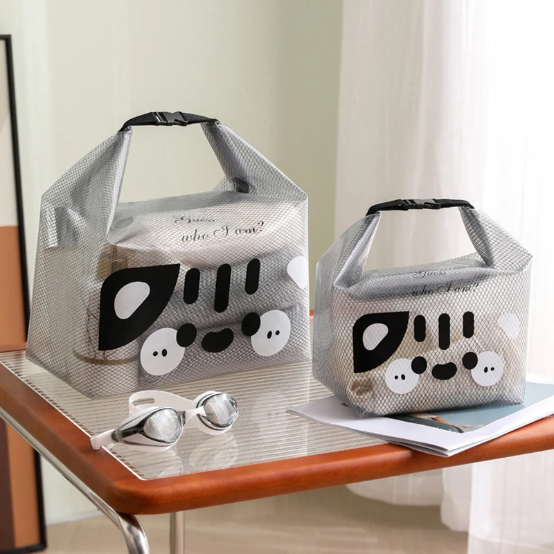 

Gifts Waterproof Storage Bag Large Capacity Drawstring Cosmetic Bags Dry And Wet Separation Toiletries Bag Outdoor Travel Bag