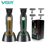 VGR Hair Clipper Barber Electric Trimmer Professional Hair Cutting Machine Metal Haircut Trimmer Cordless Clippers for Men V-993
